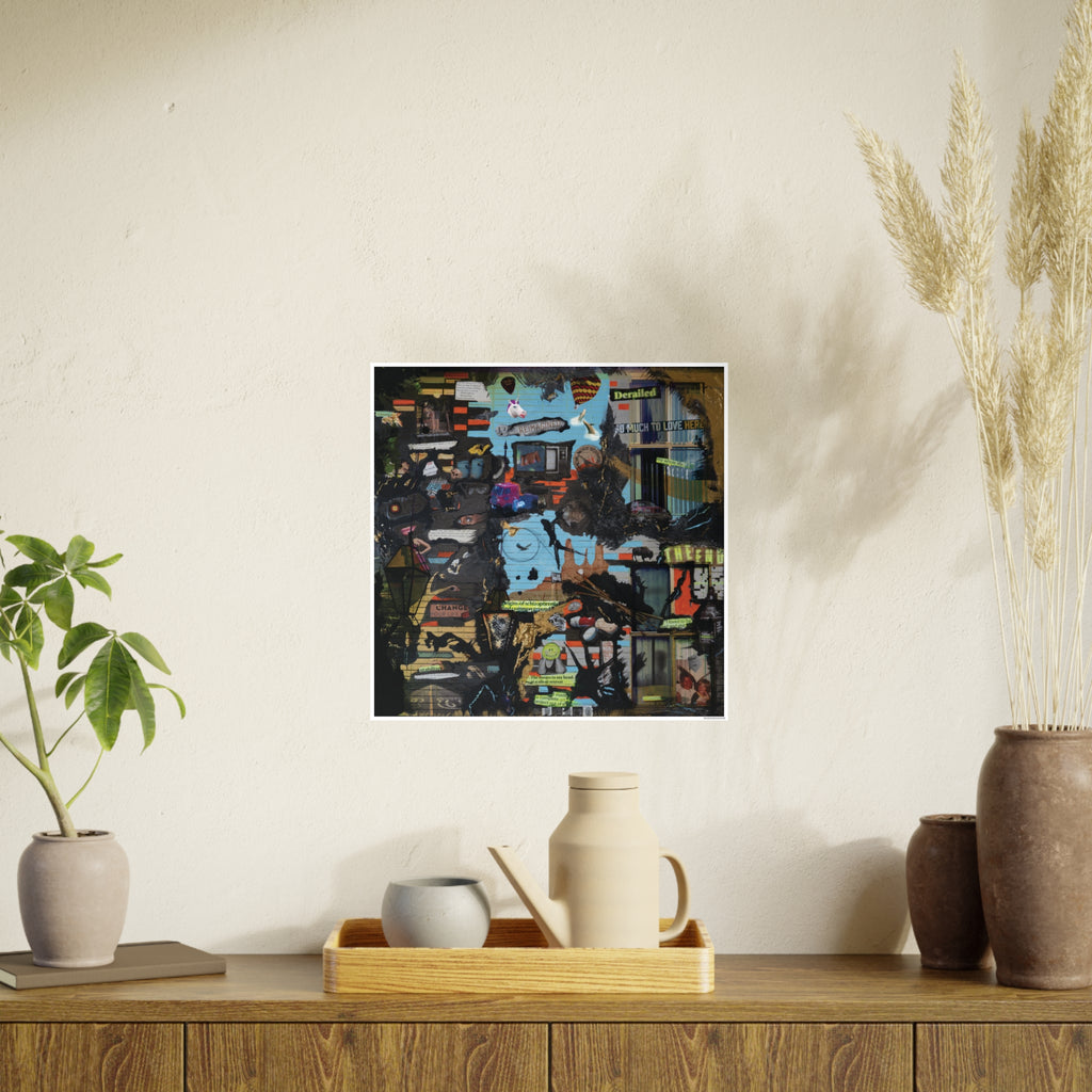 Mountmellick Inside the House - Vintage Collage Wall Art