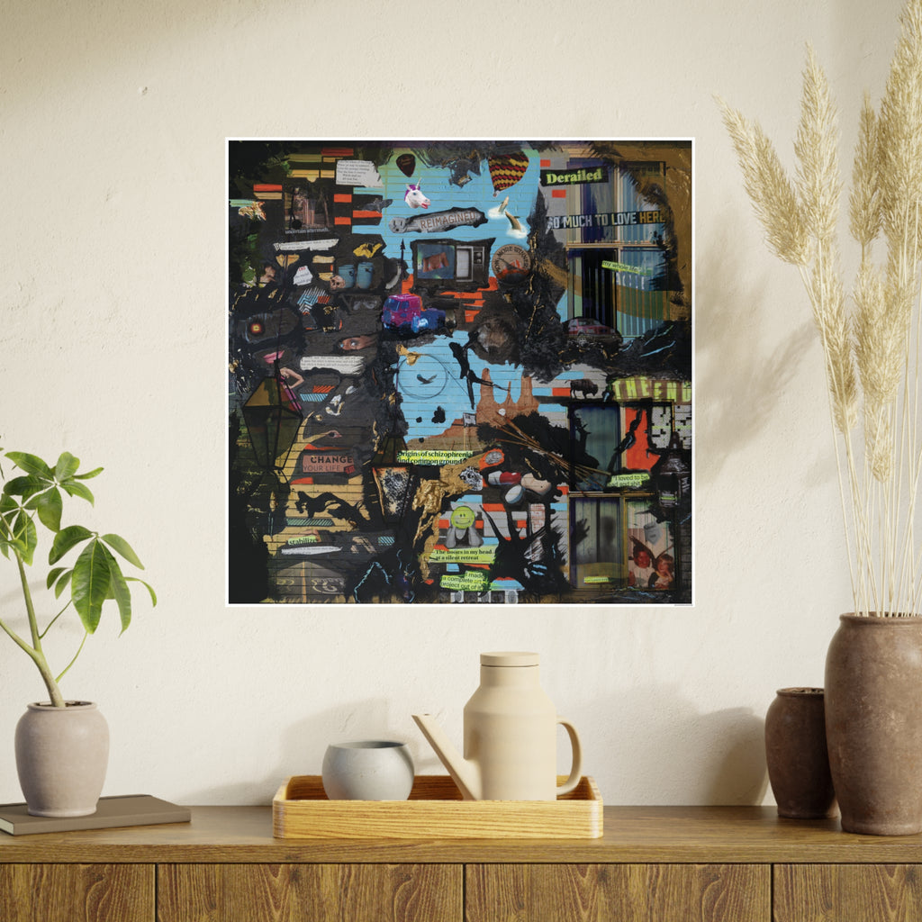 Mountmellick Inside the House - Vintage Collage Wall Art