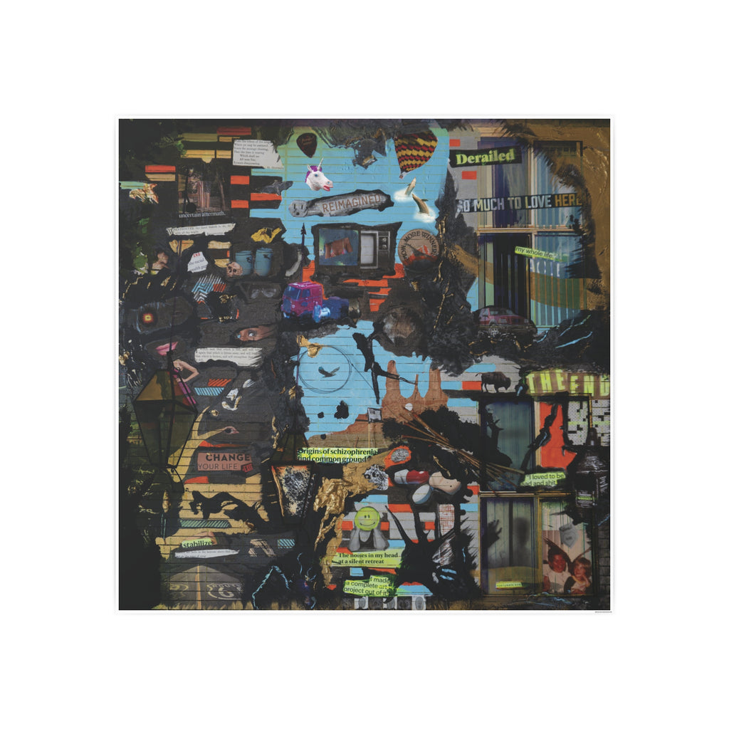 Mountmellick Inside the House - Vintage Collage Wall Art