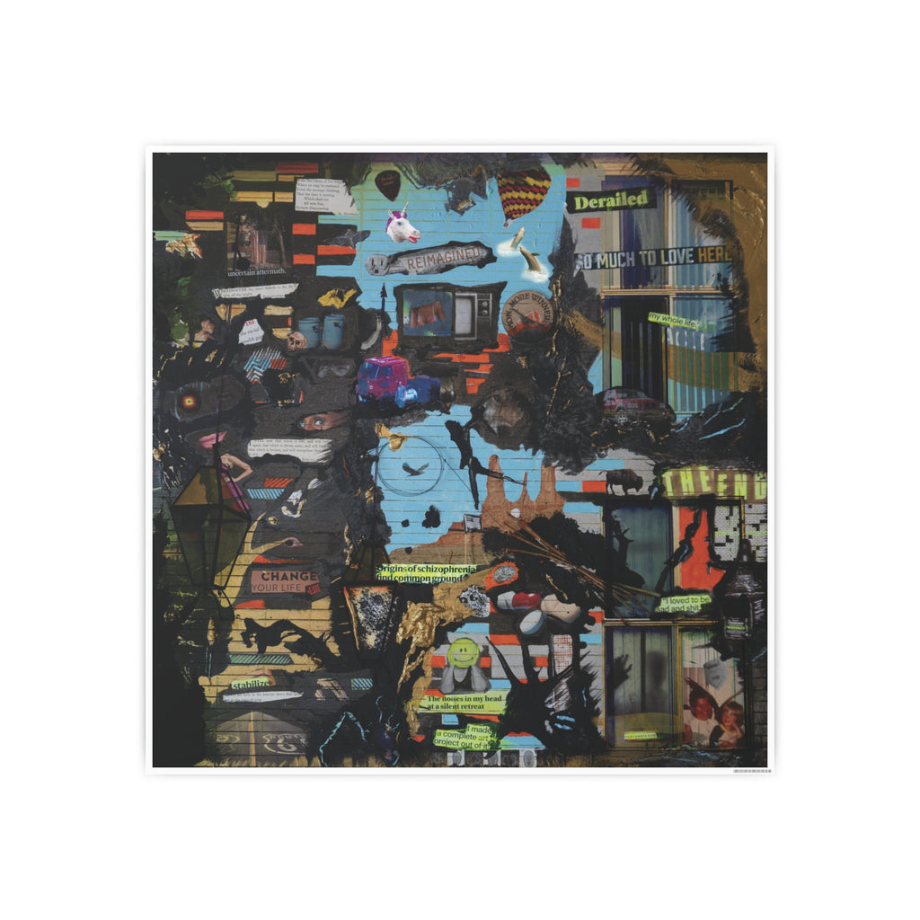 Mountmellick Inside the House - Vintage Collage Wall Art