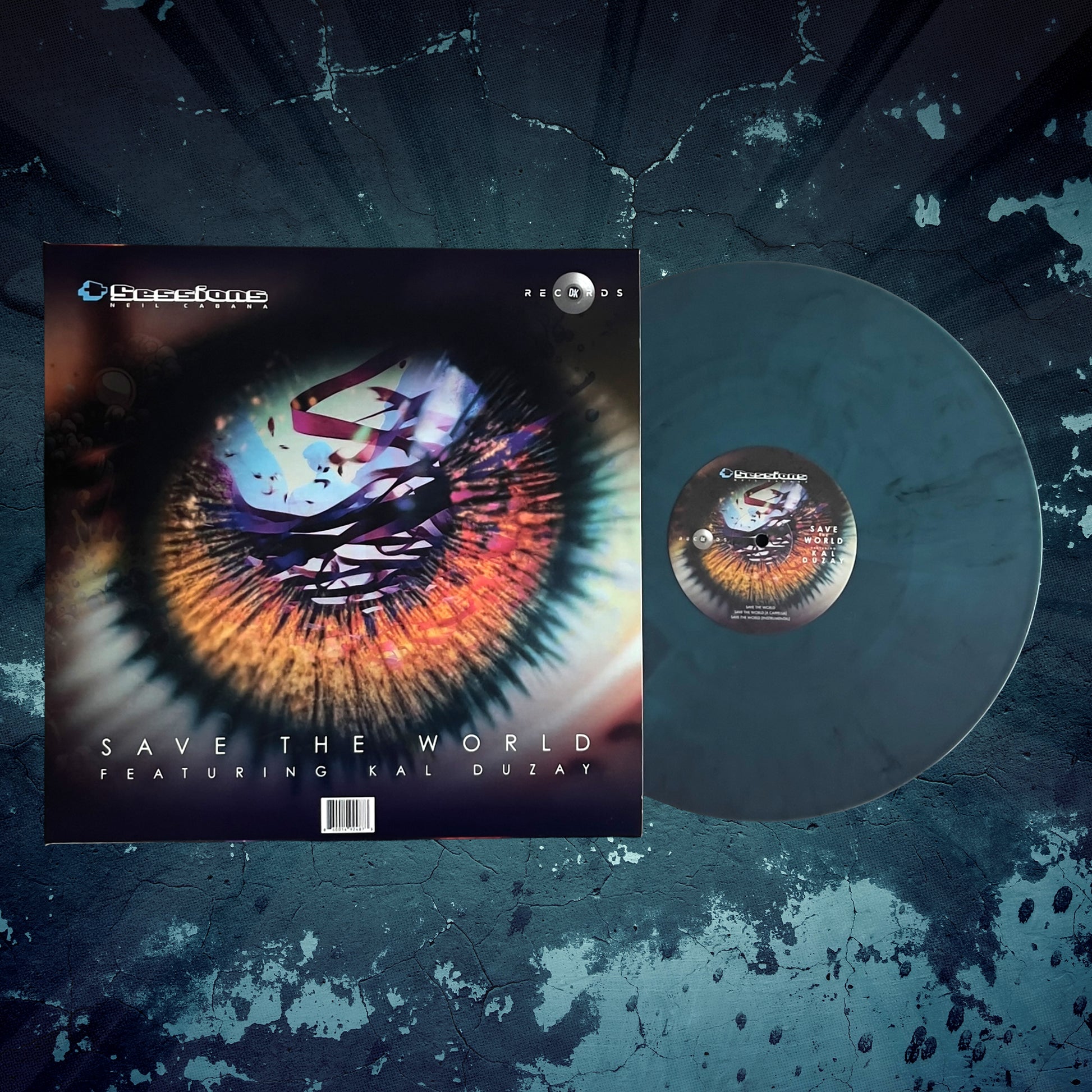 +SESSIONS: Pharaoh Loco/Kal Duzay - ABOVE THE SKIES / SAVE THE WORLD LIMITED 2 ARTIST FLIP 12-INCH VINYL