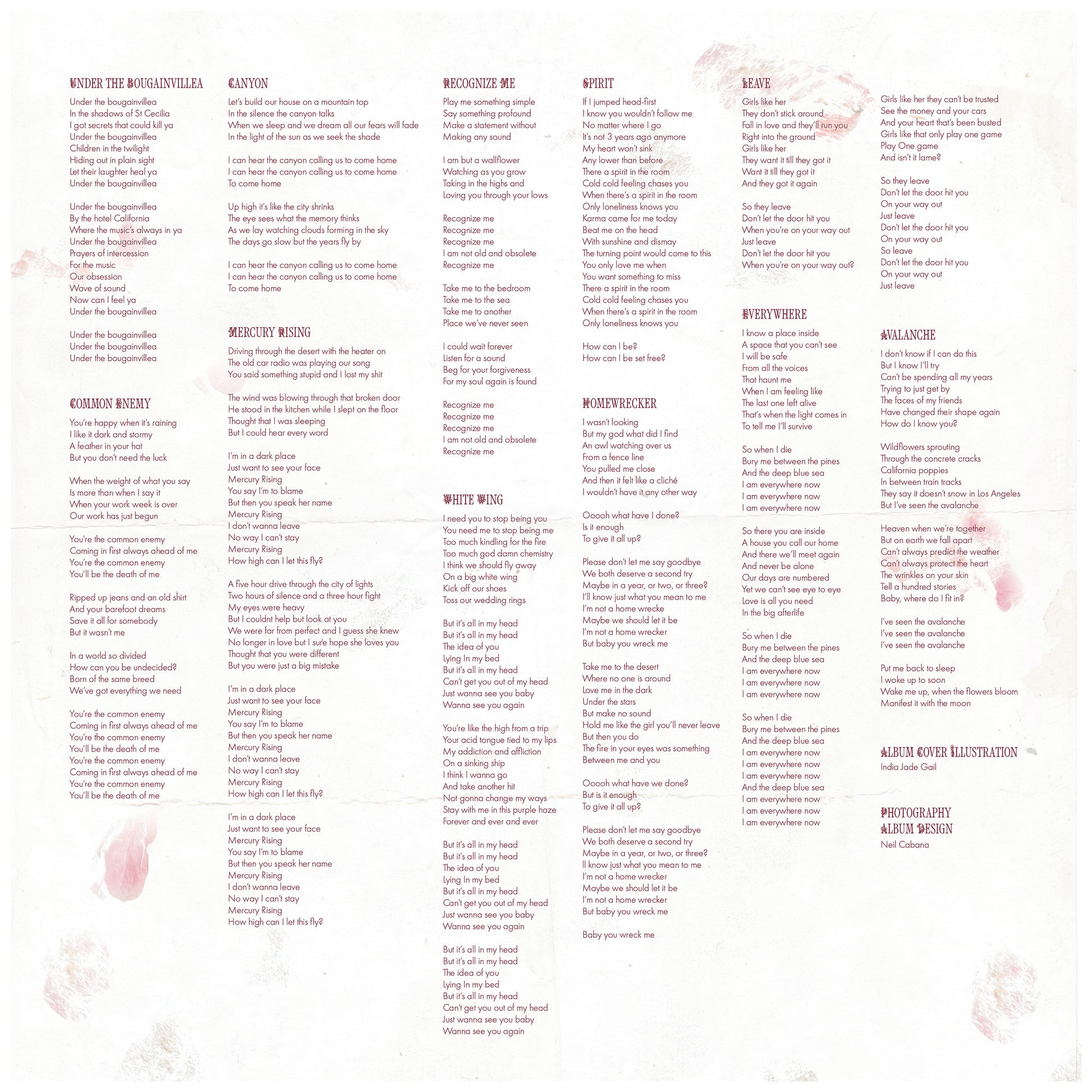 Ali Mills - Under the Bougainvillea 12" 180 Gram Colored Vinyl - Includes Digital Download