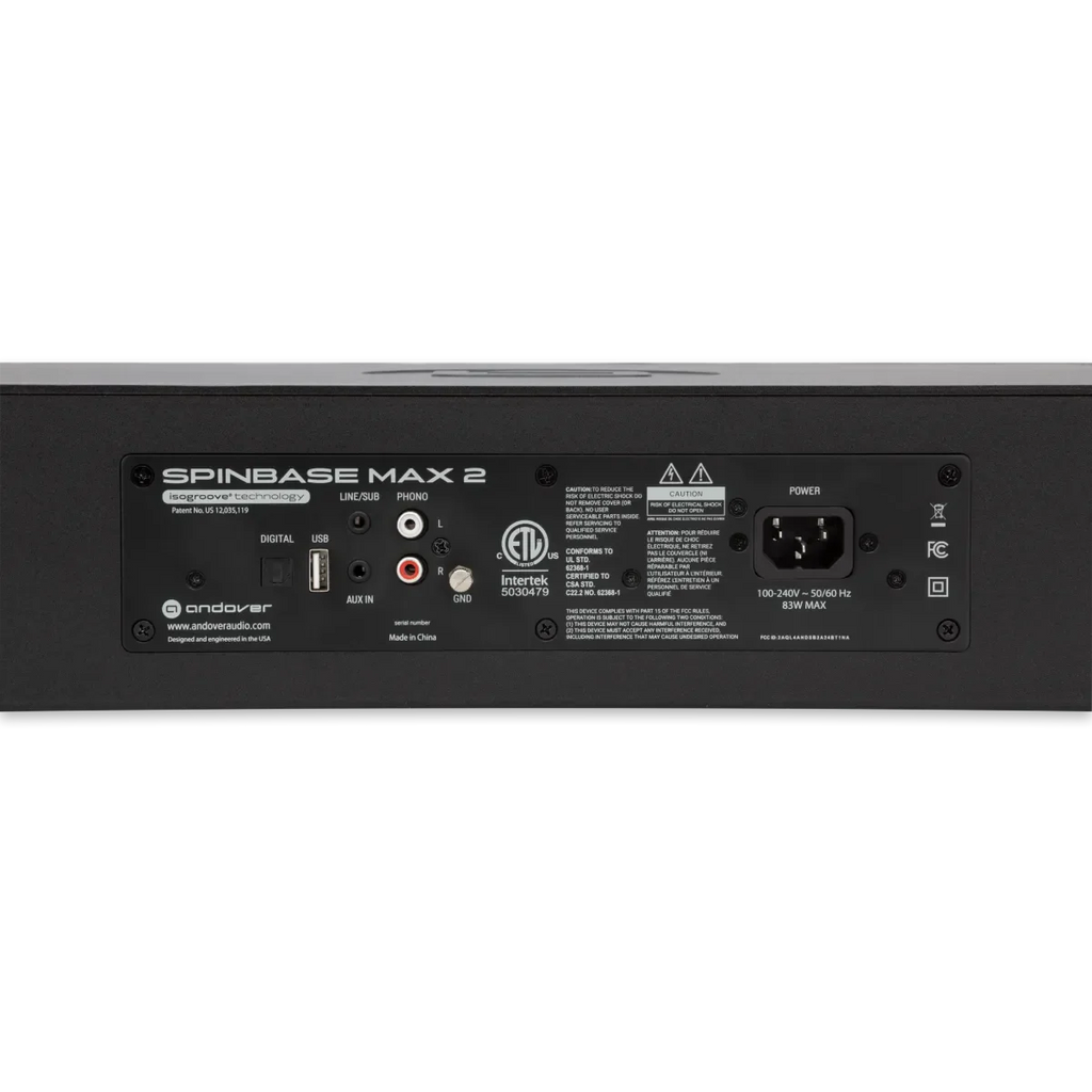 SpinBase MAX 2 Premium Powered Turntable Speaker