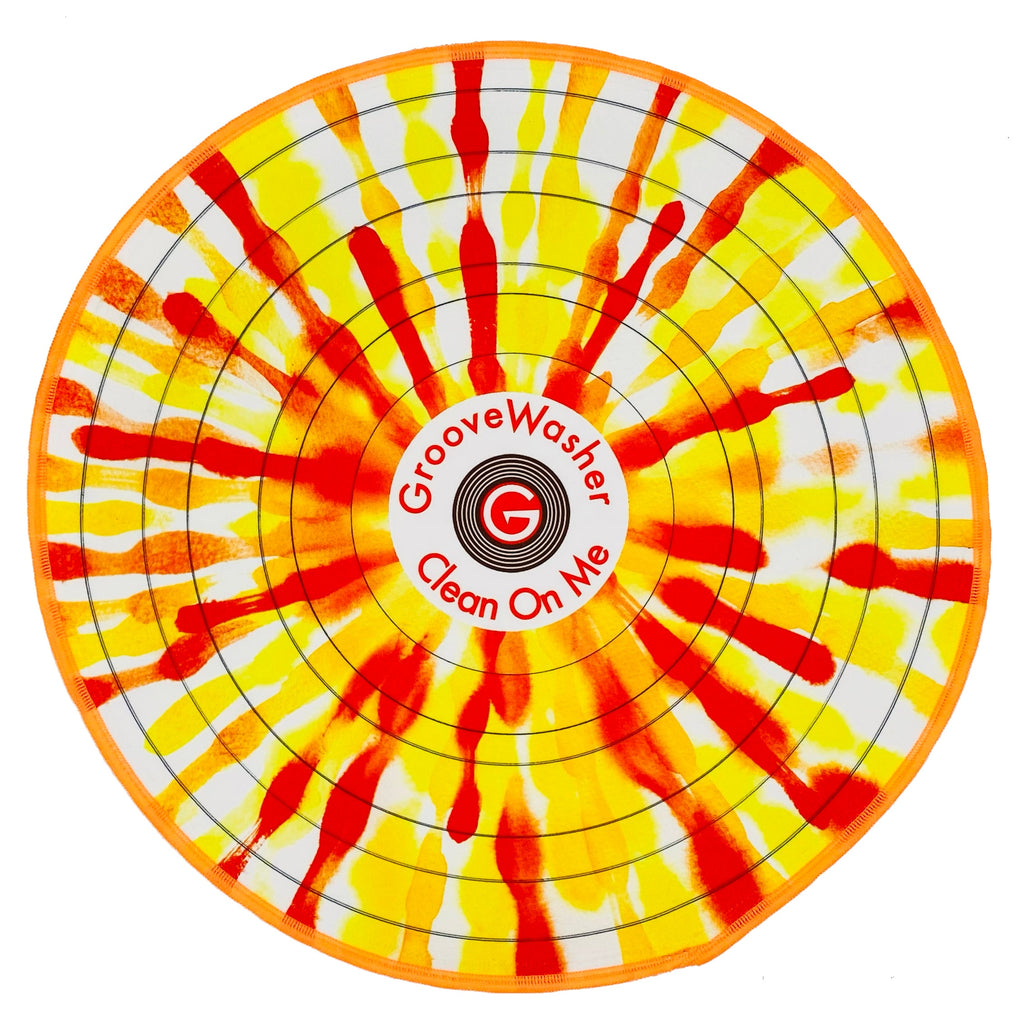 'Splash' Record Cleaning Mat - 16" Diameter - Two Ply