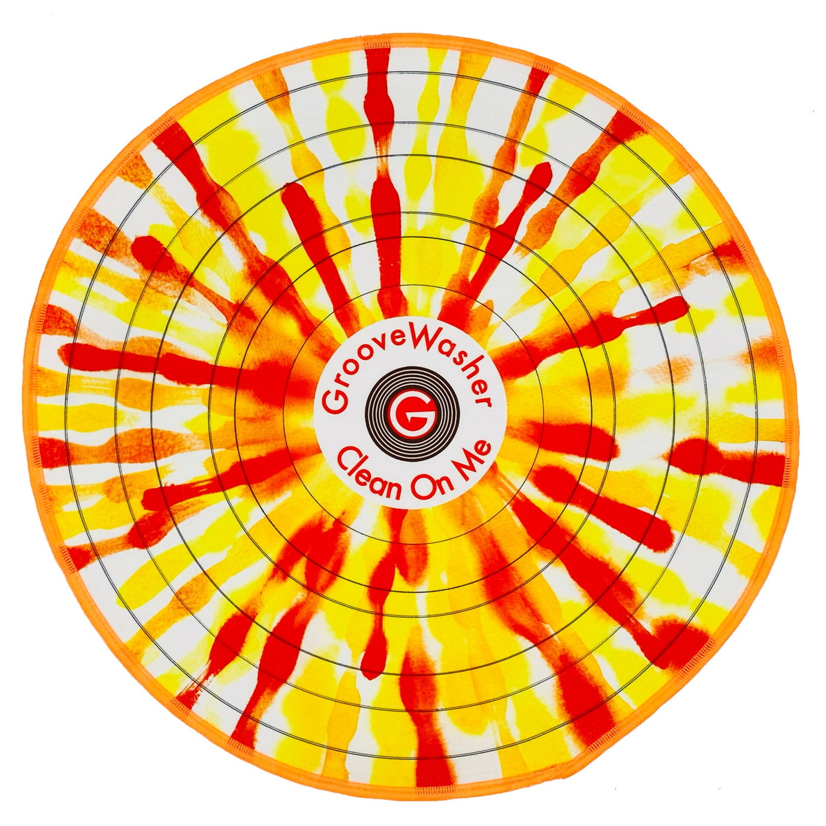 'Splash' Record Cleaning Mat - 16" Diameter - Two Ply