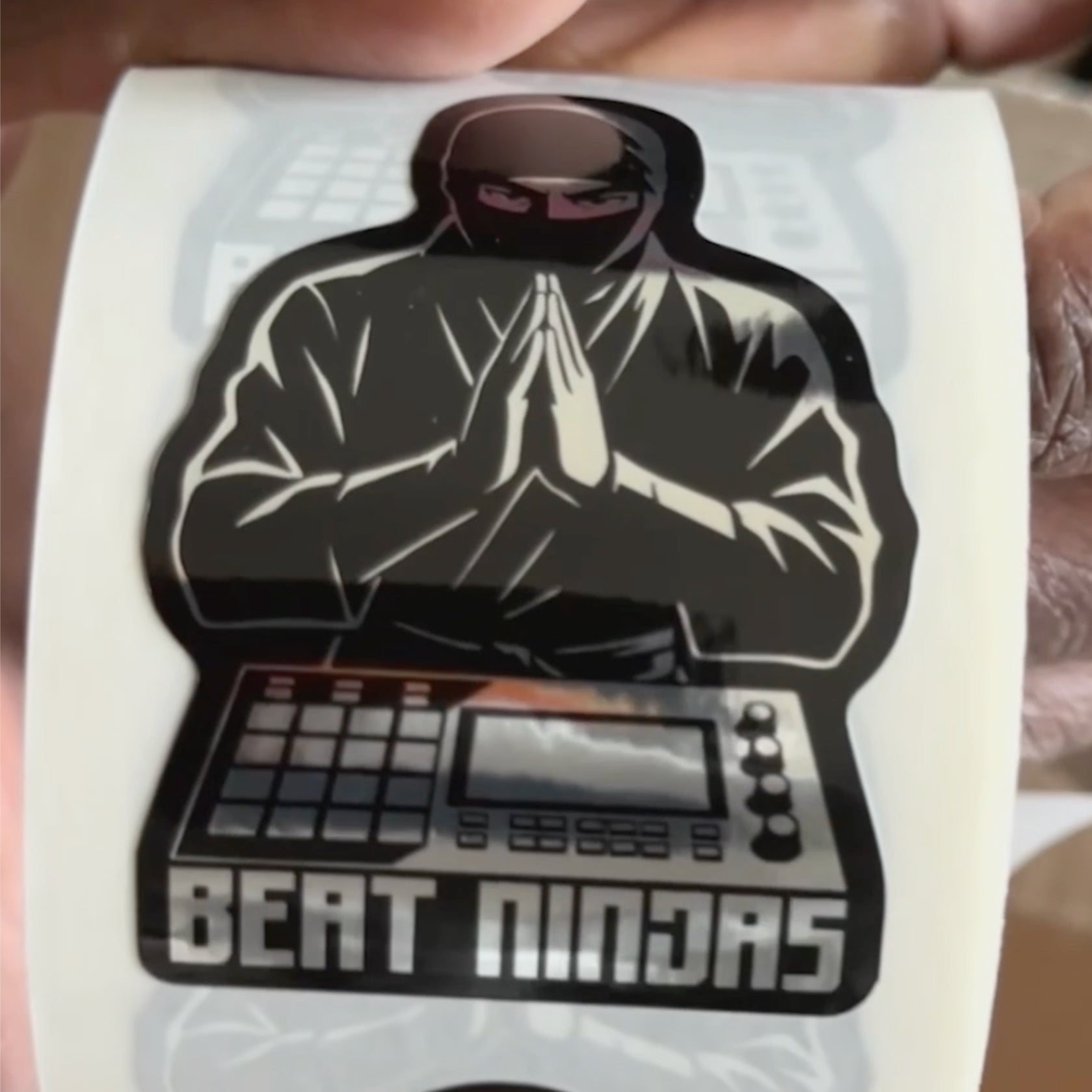 Beat Ninjas Iridescent Stickers