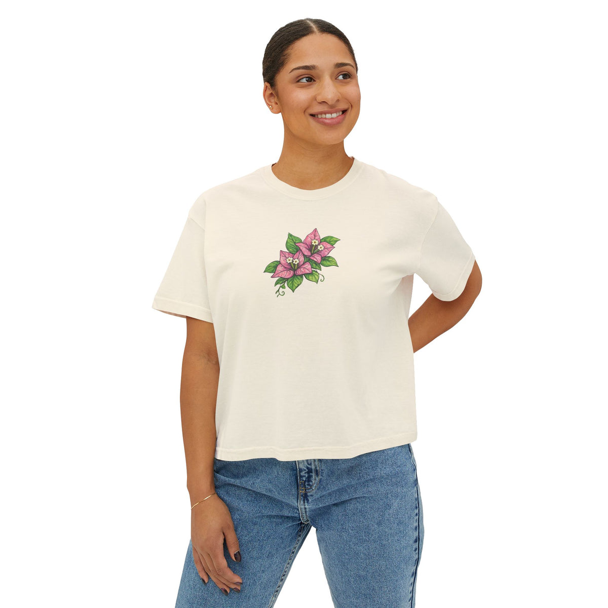Ali Mills Bougainvillea Flower + Album Cover T-Shirt